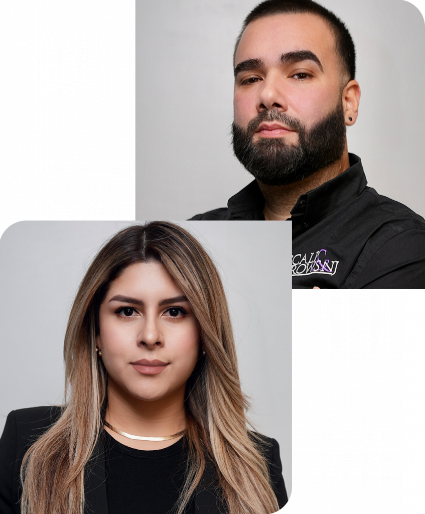 Homepage header mobile: scalp & brows nj